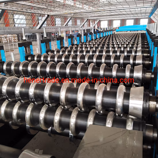 New Popular Custom Three Tier Layer Deck Roofing Sheet Making Different Color Metal Steel Products Roof Tile Cold Roll Forming Making Machine Production Line