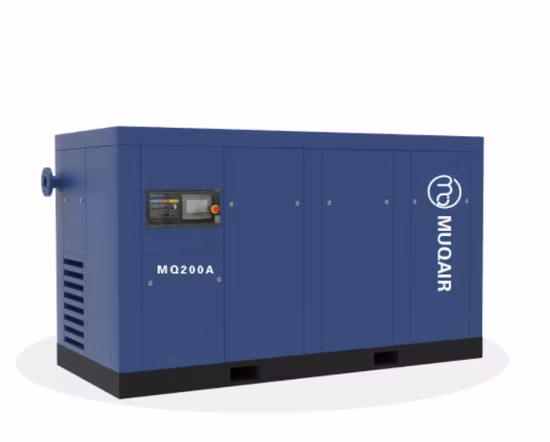 Compressore d'aria a vite VSD a magnete permanente rotante elettrico stazionario ad alta efficienza a basso rumore 15HP 22kw 37kw 55kw